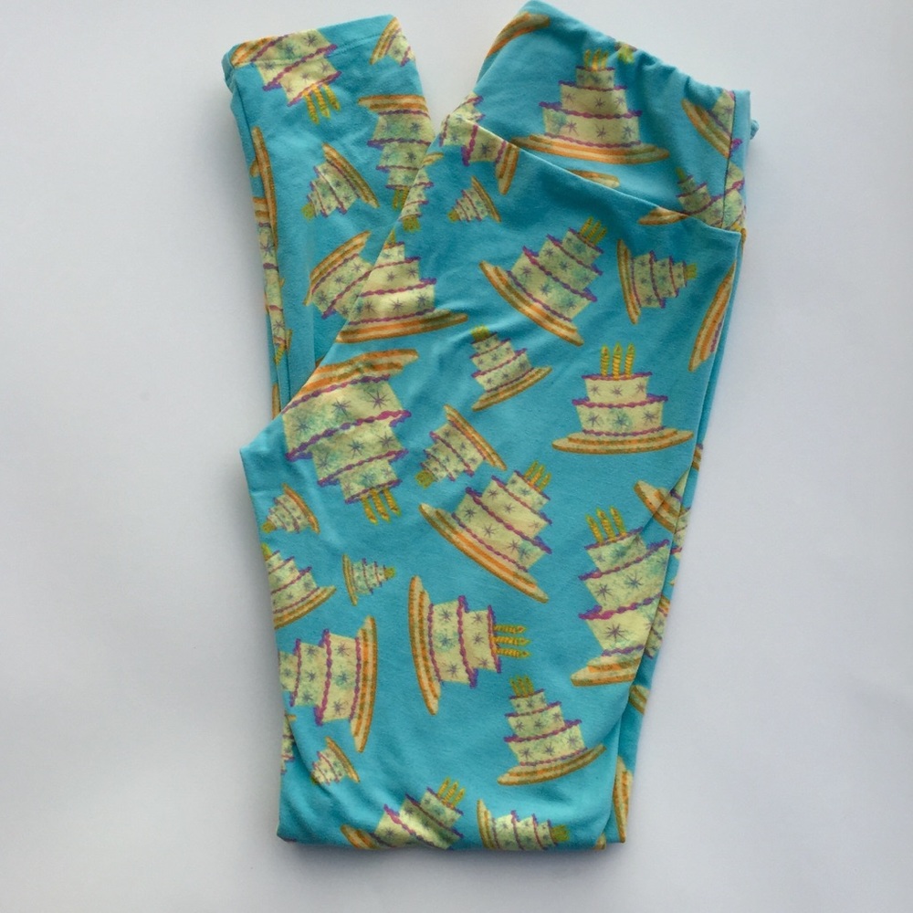 Lularoe Birthday Cake Leggings One Size